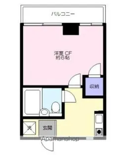 クレドハイツ小岩【2階】の間取り