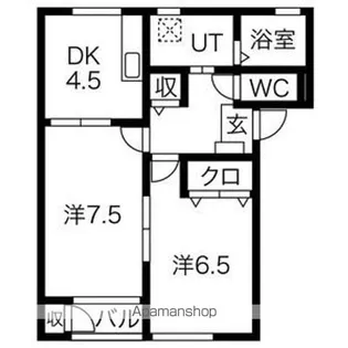 ステラA【1階】の間取り