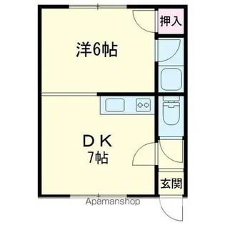 グリーンリーフ【302号室】の間取り