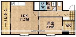 ヴィーブル住吉【2階】の間取り