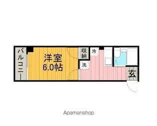ヴェラ・カヌマ【301号室】の間取り