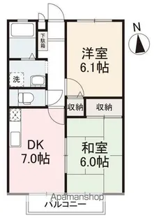 フォブール宮前【103号室】の間取り