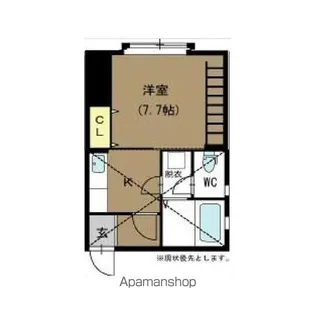 サンフレンド女池【2階】の間取り