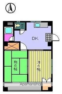 ハイツ浜【1階】の間取り
