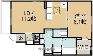 ジャルダン ベルⅠ【1階】の間取り