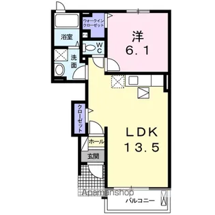 エスペランサⅠ【1階】の間取り