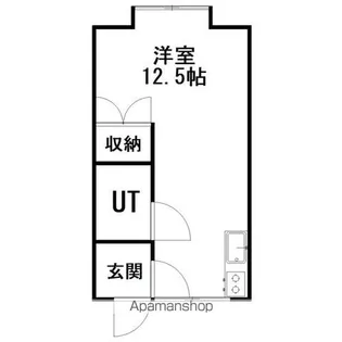 秋山ハイツ2【1階】の間取り