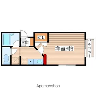 エクセレント南吉成 五番館【2階】の間取り