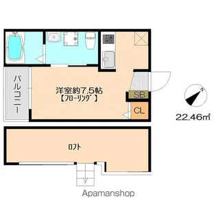 レガシィ井尻【1階】の間取り