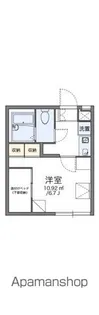 レオパレス片山町【201号室】の間取り