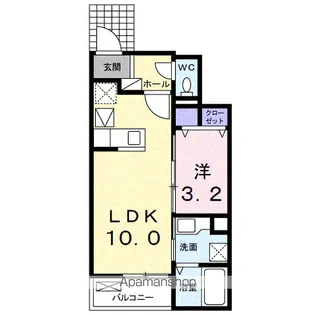 ラフレシール【1階】の間取り