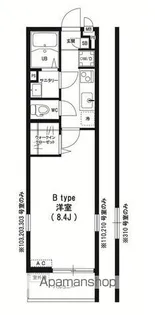 リブリ・シェーヌ【1階】の間取り