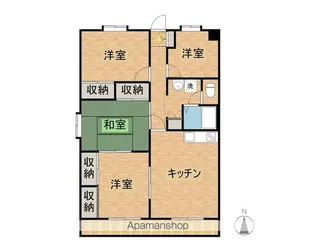 アドミラブールA【4階】の間取り
