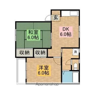 マイボリーハイツA【2号号室】の間取り