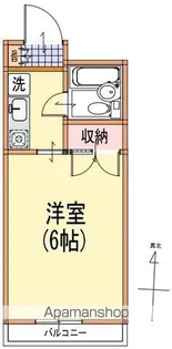コーポラスモリノ【1階】の間取り