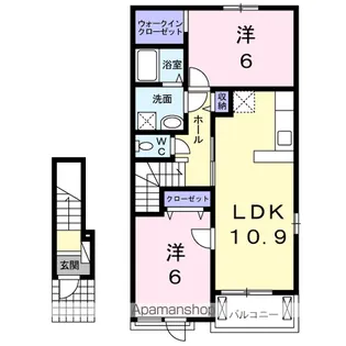 サンリット【2階】の間取り