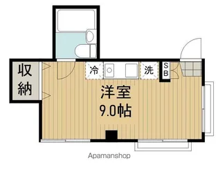 早川ビル【302号室】の間取り