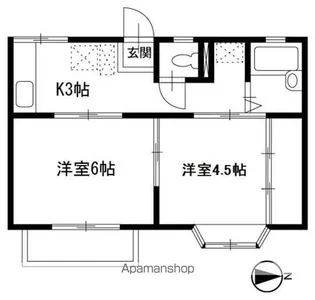 ハイツ・ベルダ 【2階】の間取り
