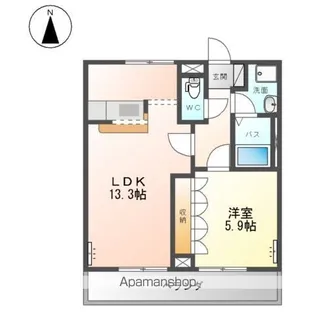 ツイングランデ Ⅰ【1階】の間取り