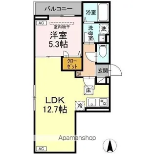 セレスティア南花畑IV【1階】の間取り