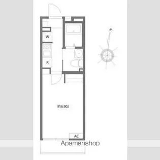 リープ横浜橋【103号室】の間取り