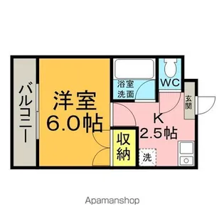 ピュアリティ筑紫野【4階】の間取り