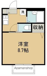 カーサ宮千代B【1階】の間取り