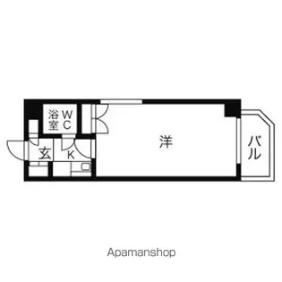 貞和ビル(テイワビル)【4DFR1号室】の間取り