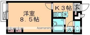 レオパレスクレール光優Ⅱ【1階】の間取り
