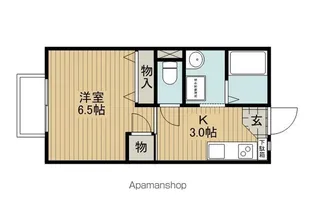ラ・ヴィ豊平A棟【2階】の間取り