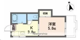 光コーポ【205号室】の間取り