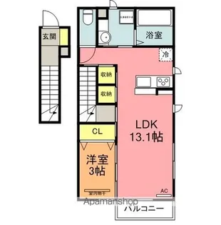 しあわせ夢ハウス【2階】の間取り