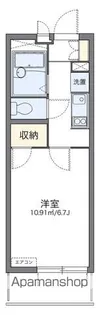 レオパレスエスポワール新宿町【4階】の間取り