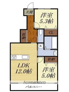 LUMINOUS【1階】の間取り