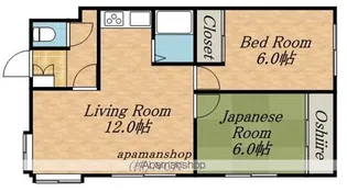 プラザ寿【203号室】の間取り