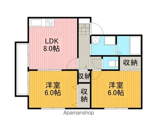 ラフィーネ【1階】の間取り