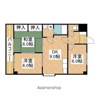 ジュネコキアージュ桜山【10階】の間取り