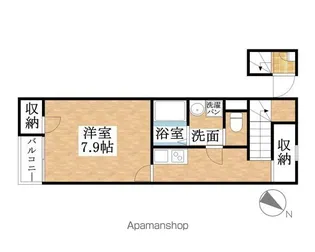 レオネクスト柏森【202号室】の間取り