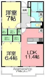 サンセール湘南【3階】の間取り