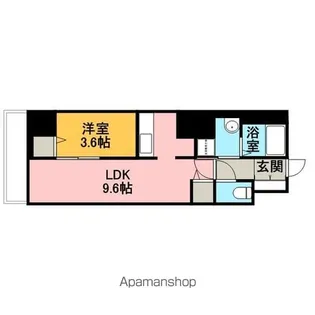 レジディア南1条【15階】の間取り