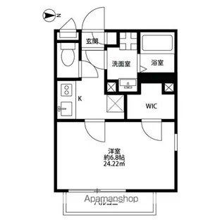 アムール武井【1階】の間取り