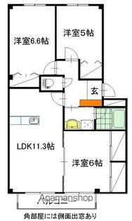 ラ・フォーレそとの【201号室】の間取り