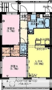 INITIUM Ⅴ【4階】の間取り