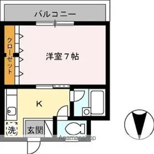 ルミナスコート【1階】の間取り