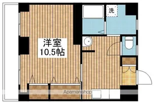 メゾンカフカス【203号室】の間取り
