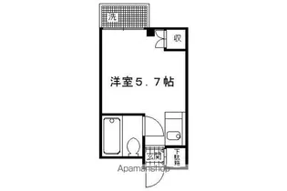 シャトー5【302号室】の間取り