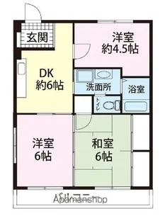 ヒルサイドテラス並木【3階】の間取り