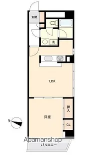 グリーンパーク小松島【606号室】の間取り