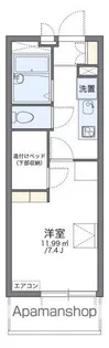 レオパレス心【1階】の間取り
