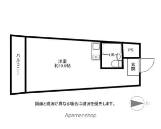 リーベ石堂【6階】の間取り